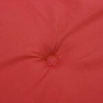 vidaXL Coussins de chaise longue lot de 2 rouge tissu oxford