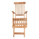 2 Chaises longues en teck ARRECIFE