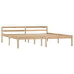 vidaXL Cadre de lit Bois de pin massif 180 x 200 cm