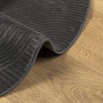 vidaXL Tapis IZA poils courts style scandinave anthracite Ø 200 cm