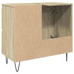 vidaXL Armoire salle de bain chêne sonoma 65x33x60 cm