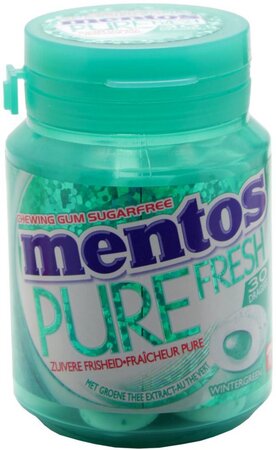 Mentos Gum Pure Fresh Wintergreen 110g (lot de 6)