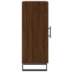 vidaXL Buffet Chêne marron 34 5x34x90 cm Bois d'ingénierie