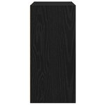 vidaXL Bibliothèque chêne noir 31x24x52 cm bois d'ingénierie