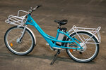 Vélo électrique du facteur, reconditionné  - Taille normale - Turquoise / Gris