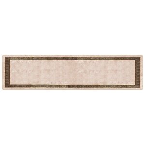 vidaXL Coureur de Tapis MARSA Noir 100 x 400 cm Polyester et PVC