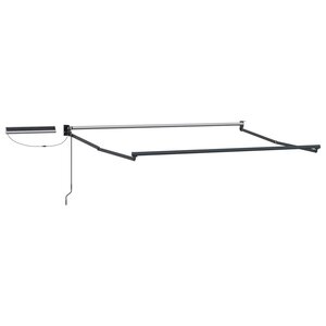 vidaXL Cadre de store rétractable électrique Anthracite 3 x 2 5 m