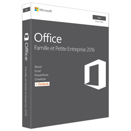 Microsoft office home & business 2016 f/ mac 1 licence(s) français