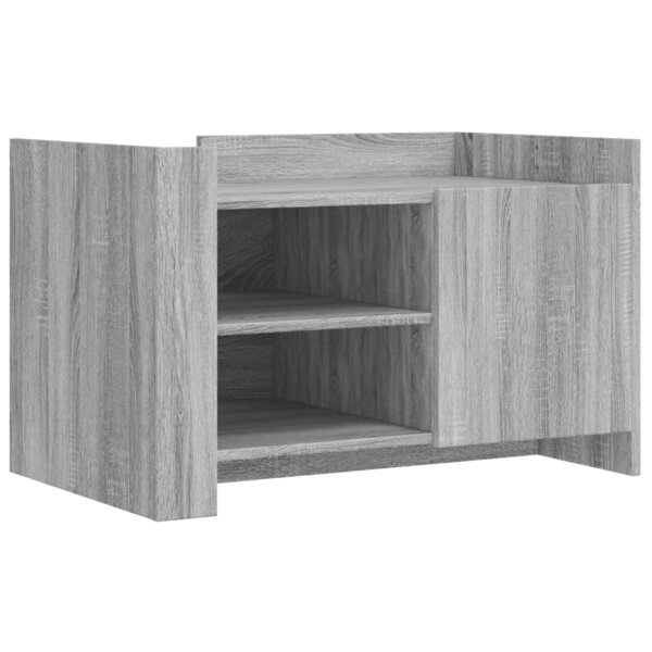 vidaXL Table basse sonoma gris 80x50x50 cm Bois d'ingénierie
