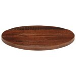 vidaXL Dessus de table Ø 80x2 5 cm rond bois massif de récupération
