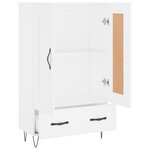 vidaXL Buffet haut blanc 69 5x31x115 cm bois d'ingénierie
