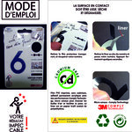 Numéro 5-Numéro adhésif pour boîtes aux lettres - Vinyle épais texturé, hauteur 50 mm - Or Vieilli