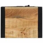 vidaXL Cabinet de Salle de Bain Marron Bois de manguier massif