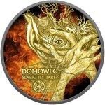 Monnaie BURNING DOMOWIK Slavic Bestiary 2 Oz Argent 1000 Francs Cameroon 2026
