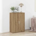 vidaXL Buffet Chêne Artisanal 60x31x84 cm Bois d'ingénierie