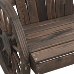 vidaXL Chaises de jardin Adirondack lot de 4 bois de sapin massif