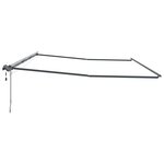 vidaXL Auvent avec Anthracite 6 × 3 5 m Métal