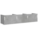 vidaXL Armoire murale gris béton 75x18x16 5 cm bois d'ingénierie