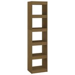 vidaXL Bibliothèque/Séparateur de pièce Marron miel 40x30x167 5 cm Pin