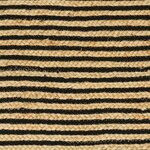 vidaXL Tapis Naturel et Noir 100 x 152 cm Jute