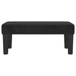 vidaXL Banc Noir 70x30x30 cm Velours