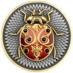 LADYBUG 2 Once Argent Monnaie 5 Dollars Niue 2024