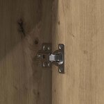 vidaXL Table de Toilette Marron 102 x 33 x 135 cm Bois d'ingénierie