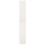vidaXL Bibliothèque/Séparateur de pièce Blanc 40x30x199 cm Pin massif