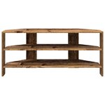 vidaXL MeubleTVd'Angle Bois Ancien 102x40 5x45cm Bois d'ingénierie