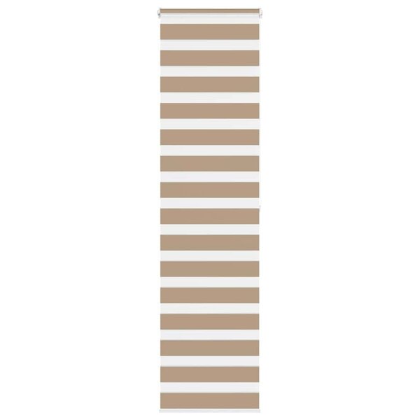 vidaXL Store zèbre marron sable largeur du tissu 50 9 cm polyester