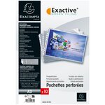 Sach.10 pochettes perf. Exashow A3 EXACOMPTA