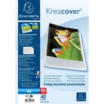 Protège-documents En Polypropylène Semi Rigide Kreacover® Chromaline 80 Vues - A4 - Incolore - Exacompta