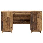 vidaXL Bureau Bois ancien Bois d'ingénierie 142 5 x 50 x 75 cm