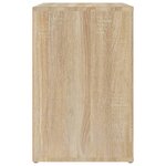 vidaXL Armoire à chaussures Chêne sonoma 130x35x54cm Bois d'ingénierie