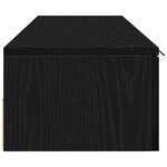 vidaXL Meuble mural 2 Pièces Chêne noir 68 x 30 x 20 cm Bois d'ingénierie