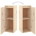 vidaXL Meubles TV 2 Pièces Bois massif de pin