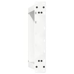 vidaXL Pieds de table basse en U 2 pièces Blanc 60 x (42-43) cm Acier