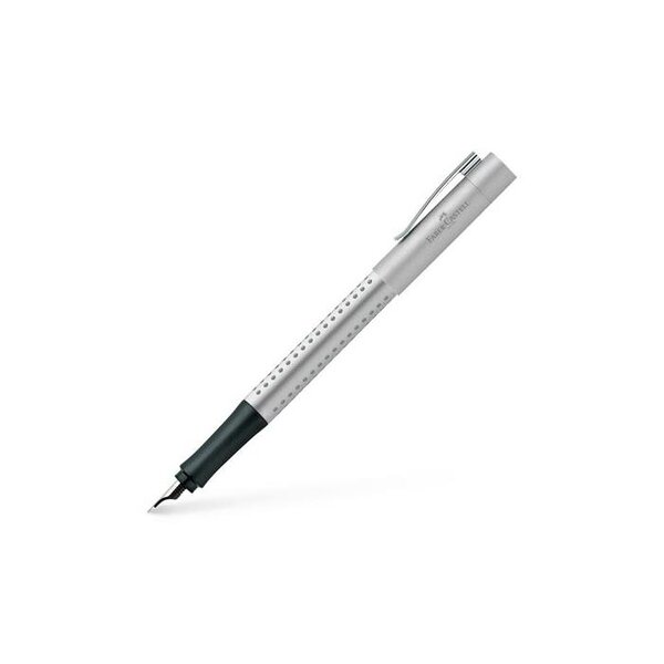 Stylo-plume Grip 2011 Pointe M argent FABER-CASTELL
