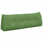 vidaXL Coussin de Dos Vert clair 140 x 24 x 50 cm Velours