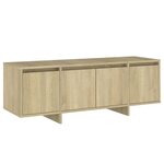 vidaXL Meuble TV chêne sonoma 120x30x40 5 cm bois d'ingénierie
