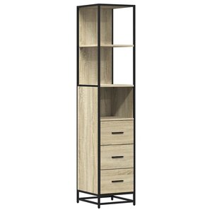 vidaXL Armoire de salle de bain chêne sonoma 35x37 5x166 cm