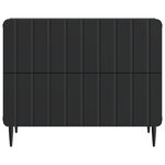 vidaXL Cabinet de chevet Noir 62 x 34 5 x 49 5 cm Bois d'ingénierie