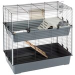 Ferplast Clapier Rabbit 100 Double 95x57x93,5 cm Gris