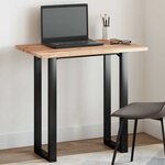 vidaXL Dessus de table rectangulaire 100x50x2 cm bois massif d'acacia