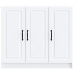 vidaXL Buffet Blanc 89 x 34 5 x 77 cm Bois d'ingénierie
