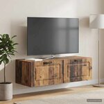 vidaXL Meuble TV mural Bois ancien 98 x 41 x 30 cm Bois d'ingénierie