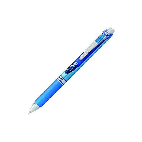 Pentel Stylo roller à encre gel liquide EnerGel BLN75, bleu