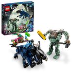 75571 Neytiri et le thanator vs. quaritch dans lexosquelette amp ® AVATAR