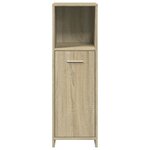 vidaXL Ensemble de meubles de salle de bain 4 Pièces chêne sonoma