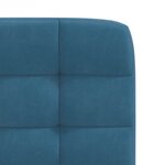 vidaXL Chaises à manger lot de 2 Bleu Velours